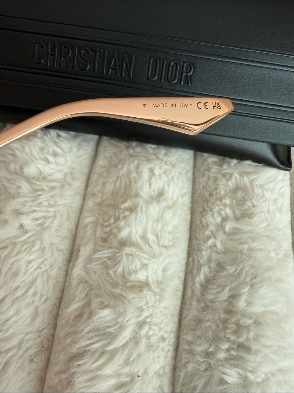 DIOR 30Montaigne S14I 54mm Rectangular Sunglasses BLUE NWT case and box - Picture 10 of 13